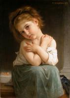 Bouguereau, William-Adolphe - La frileuse, Chilly girl